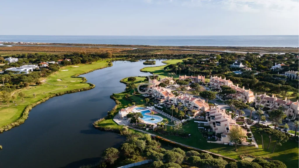 Drone shot of Quinta do Lago